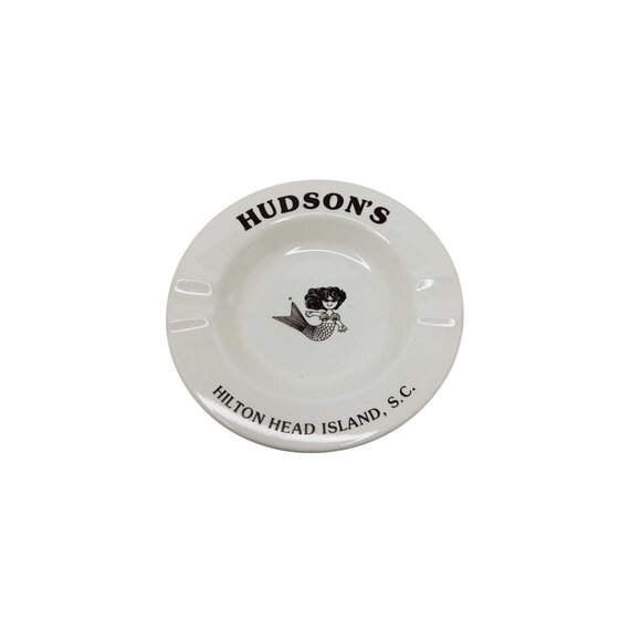 Hudsons Hilton Head Island S.C. Vintage Ceramic Souvenir Ashtray - Picture 2 of 4